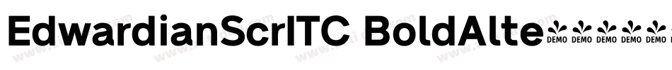 EdwardianScrITC BoldAlte字体转换